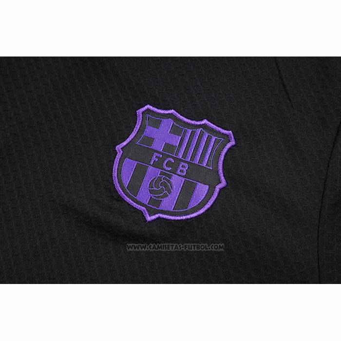 Chandal del Barcelona Manga Corta 2025-2026 Negro - Pantalon Corto
